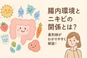 腸内環境とニキビの関係